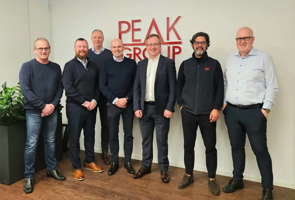 Leaders from Clarksons Port Services and Peak Group